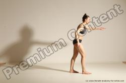 Modern dance poses of Rea