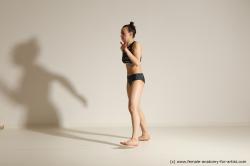 Modern dance poses of Rea