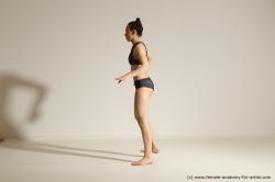 Modern dance poses of Rea