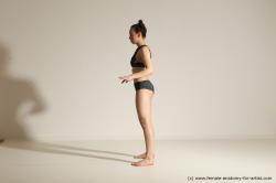 Modern dance poses of Rea