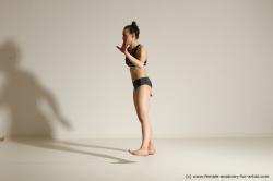 Modern dance poses of Rea