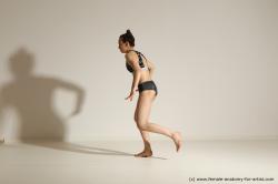 Modern dance poses of Rea