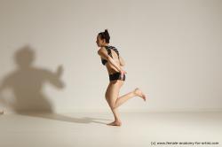 Modern dance poses of Rea