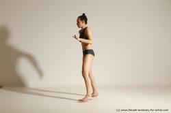 Modern dance poses of Rea