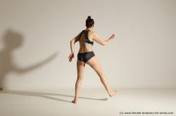 Modern dance poses of Rea