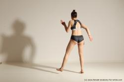 Modern dance poses of Rea