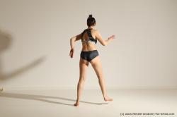 Modern dance poses of Rea