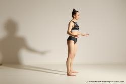 Modern dance poses of Rea