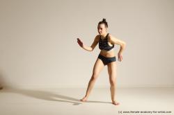 Modern dance poses of Rea