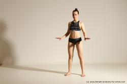 Modern dance poses of Rea