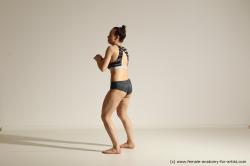 Modern dance poses of Rea