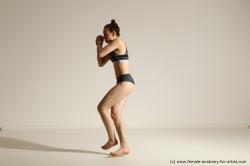 Modern dance poses of Rea