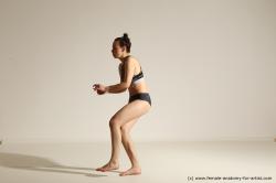 Modern dance poses of Rea