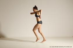 Modern dance poses of Rea