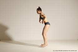 Modern dance poses of Rea