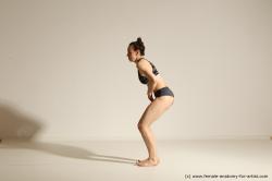 Modern dance poses of Rea