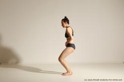 Modern dance poses of Rea