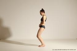 Modern dance poses of Rea