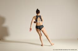 Modern dance poses of Rea