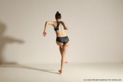 Modern dance poses of Rea