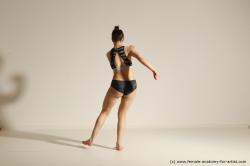 Modern dance poses of Rea