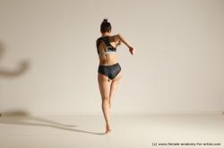 Modern dance poses of Rea