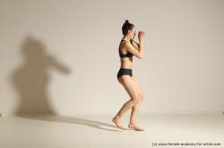 Modern dance poses of Rea