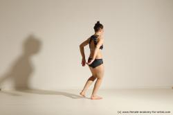 Modern dance poses of Rea