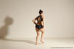 Modern dance poses of Rea