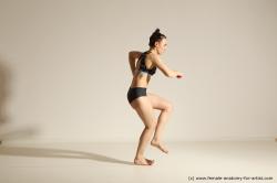 Modern dance poses of Rea