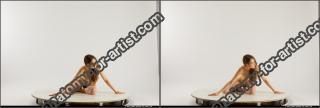 Stereoscopic 3D reference poses Violet
