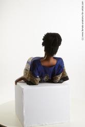 Casual Woman Black Laying poses - ALL Slim Laying poses - on back dreadlocks black Standard Photoshoot Academic